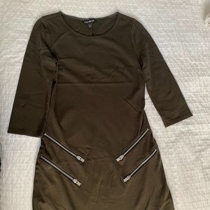 Express Olive Dress